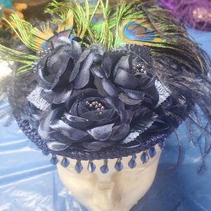 Blue ladies day cap