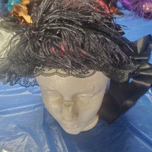 Ladies Day cap, black